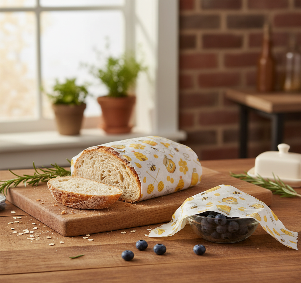 Beeswax Food Roll – Plastic-Free & Customizable | Cut Your Own Size